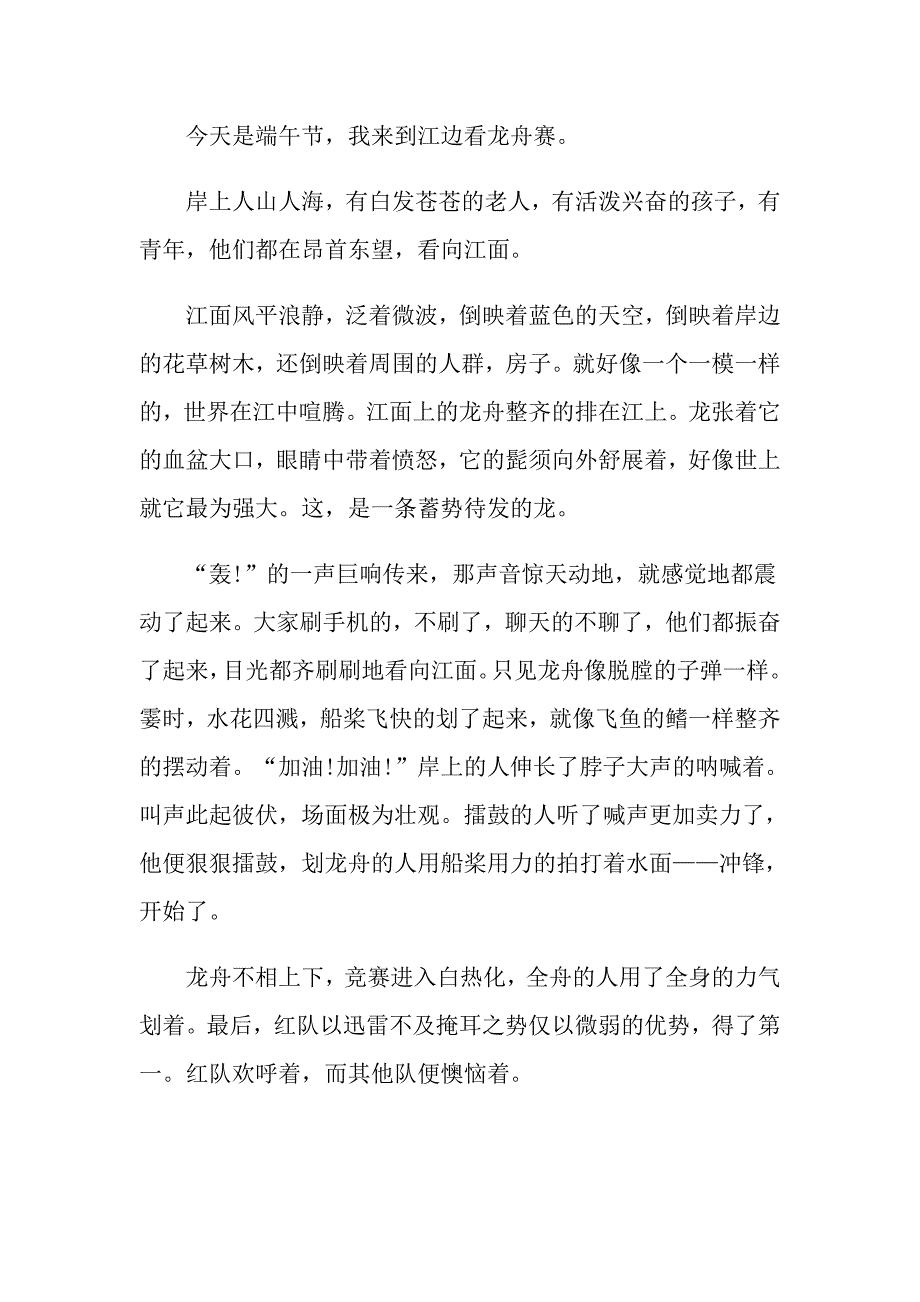 端午节优秀作文400字精选【七篇】_第4页