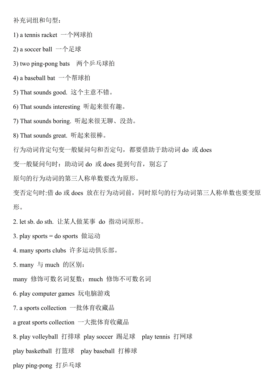 初一上册英语重点_第3页