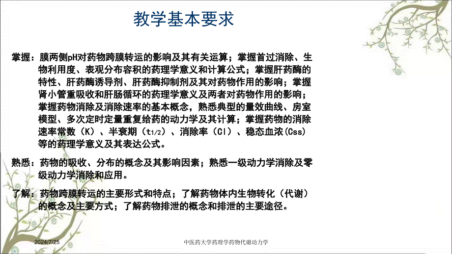 中医药大学药理学药物代谢动力学_第3页