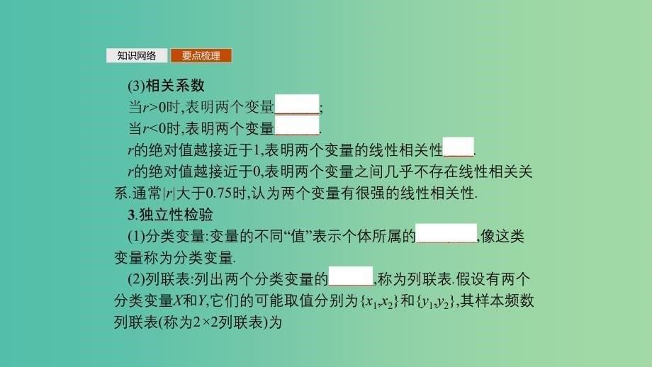 2019高中数学 第一章 计数原理 1-3 模块复习课（第3课时）统计案例课件 北师大版选修2-3.ppt_第5页