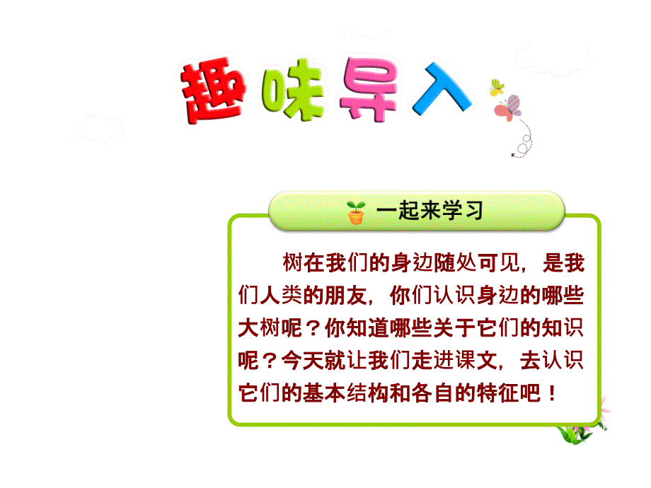 树之歌优质教学课件_第1页