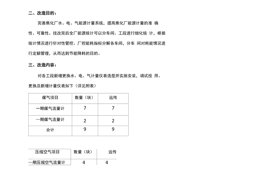 焦化厂水、电、气能源计量技改方案最终(1)_第4页