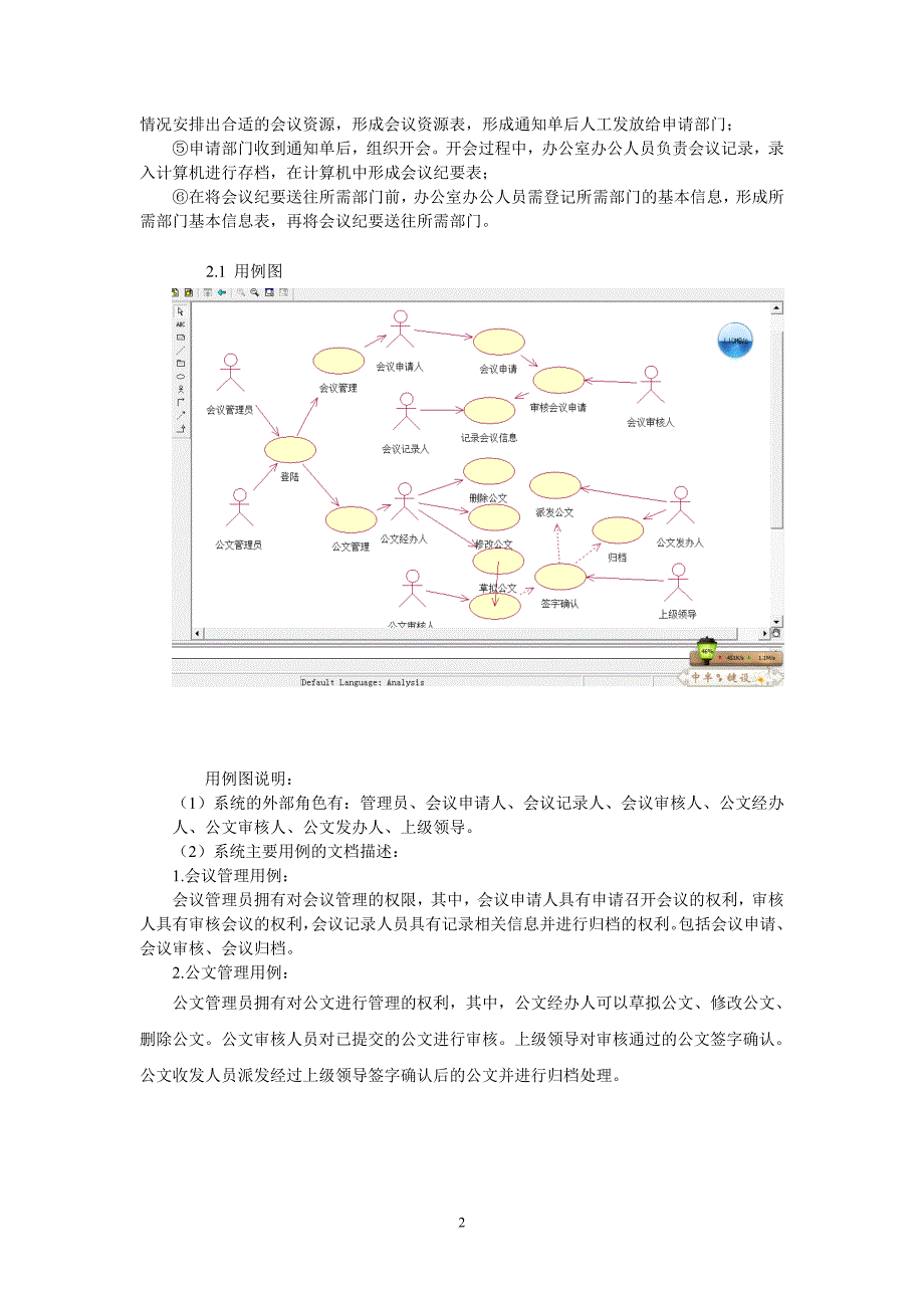 软件工程课程设计简易办公系统_第3页