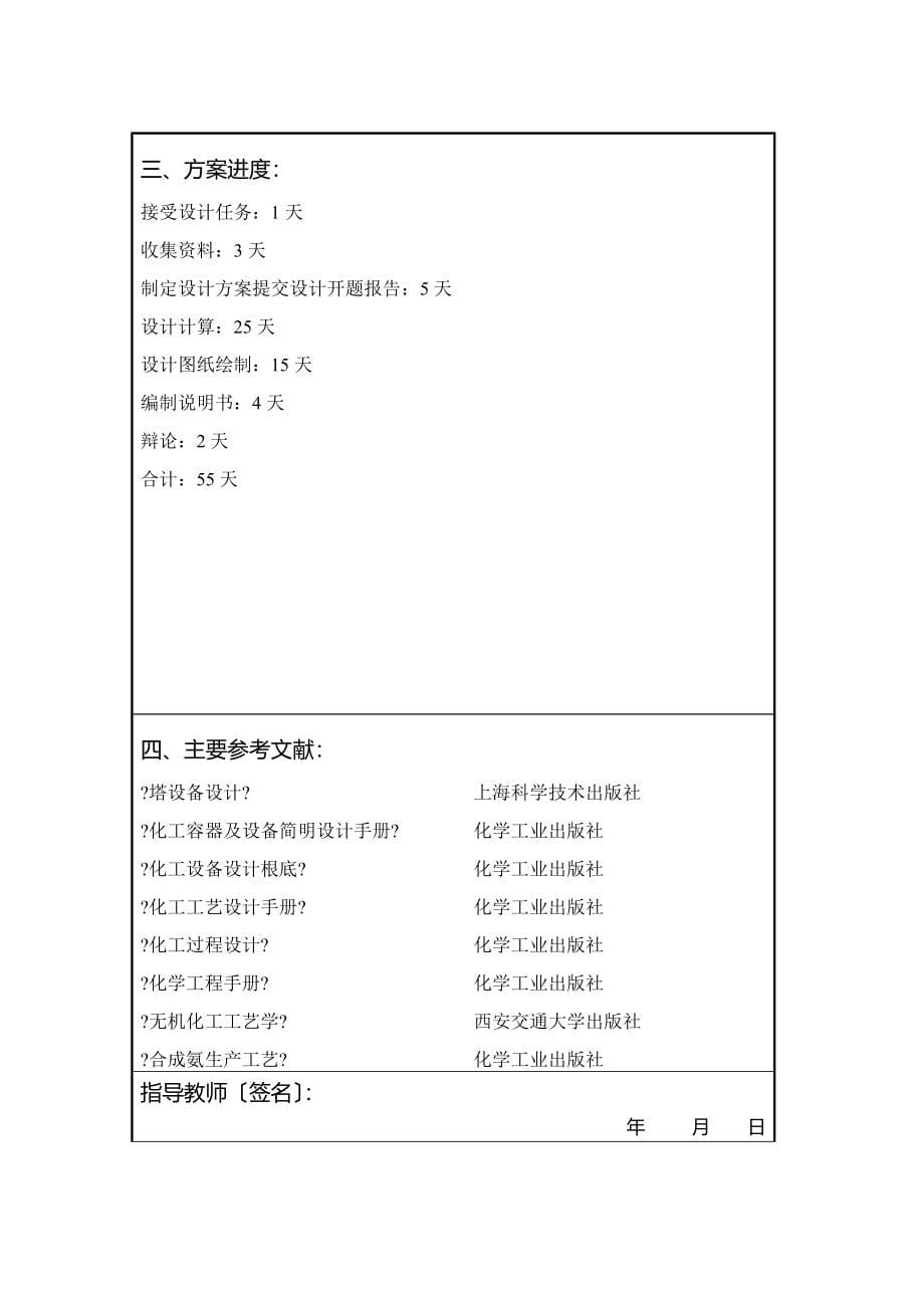 10万吨每年尿素化工厂合成设计_第5页