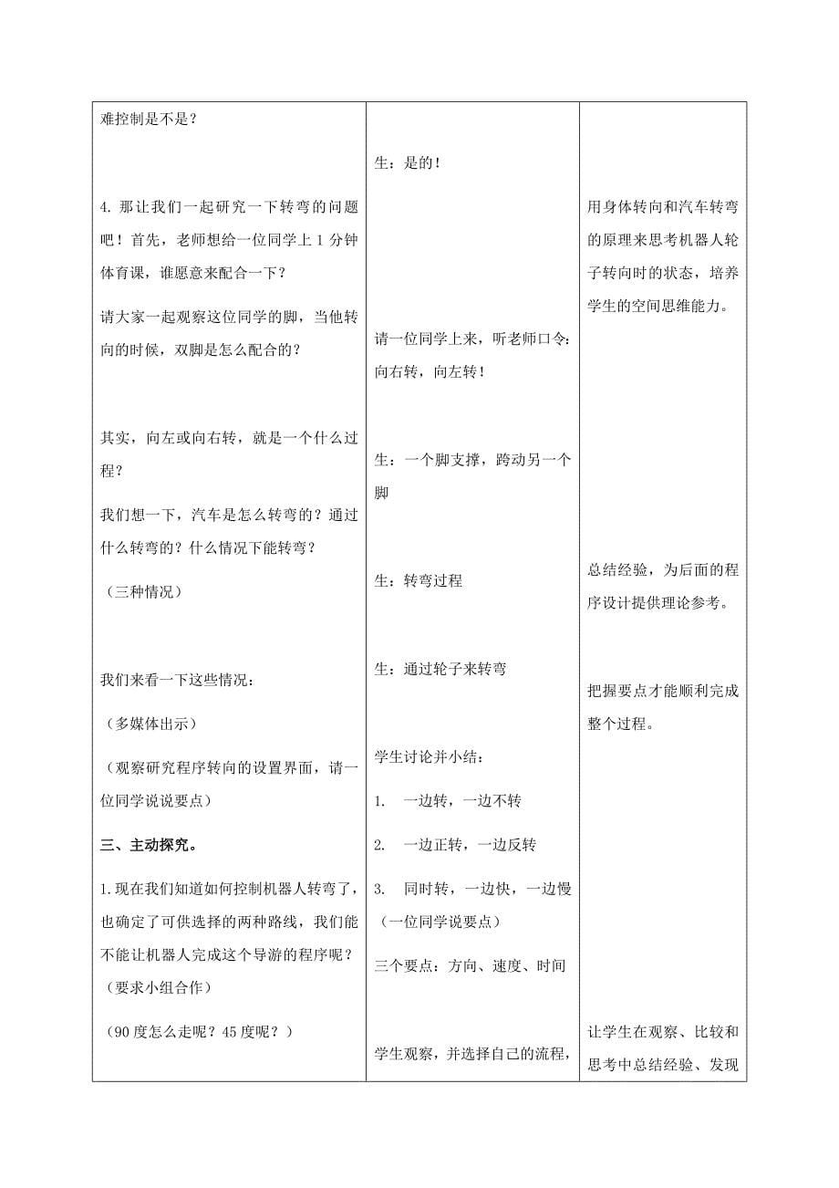 2021-2022年六年级信息技术下册 第13课 机器人导游教学建议 浙江摄影版_第5页