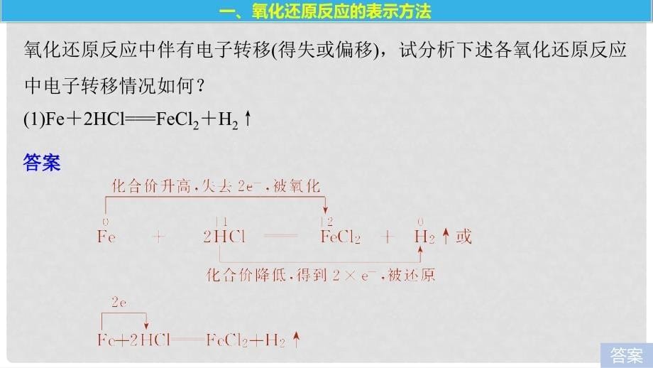 高中化学 第2章 元素与物质世界 第3节 氧化剂和还原剂 2.3.2 氧化剂和还原剂课件 鲁科版必修1_第5页