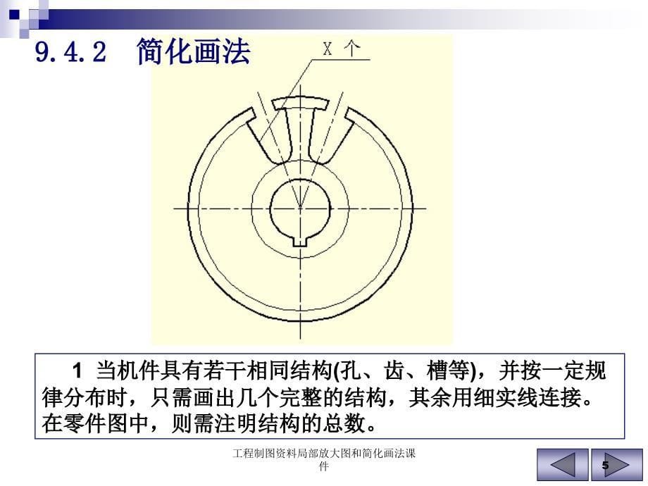 工程制图资料局部放大图和简化画法课件_第5页