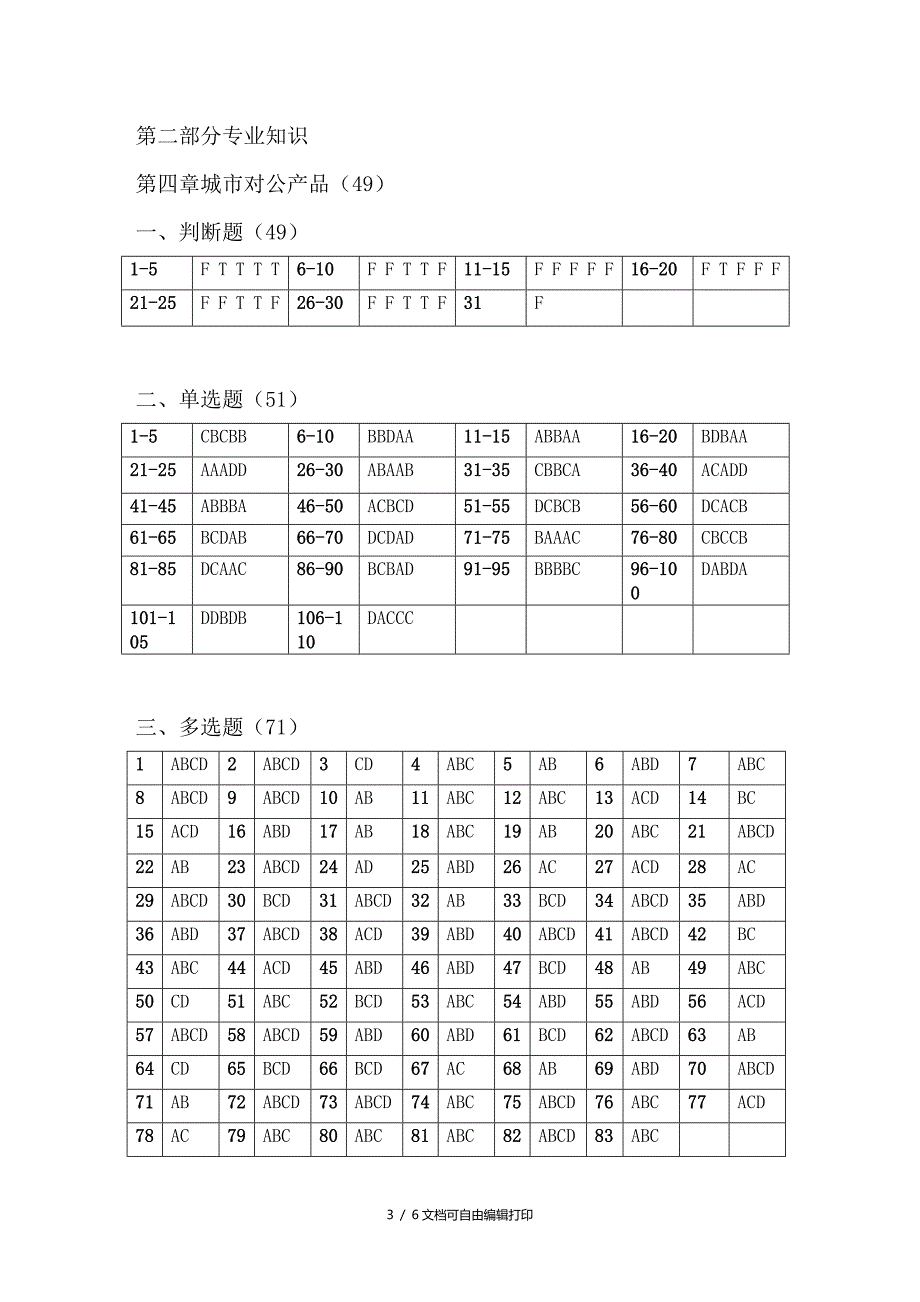 银行员工岗位资格培训考试产品经理三农业务习题集参考答案_第3页