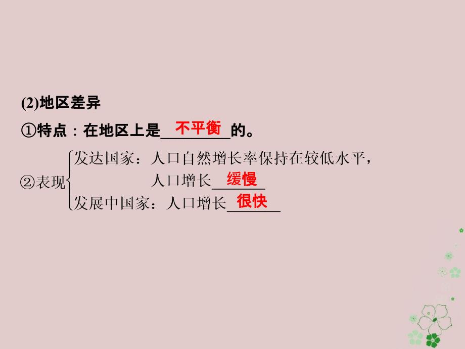 地理 第一章 人口的变化 第一节 人口的数量变化 新人教版必修2_第4页