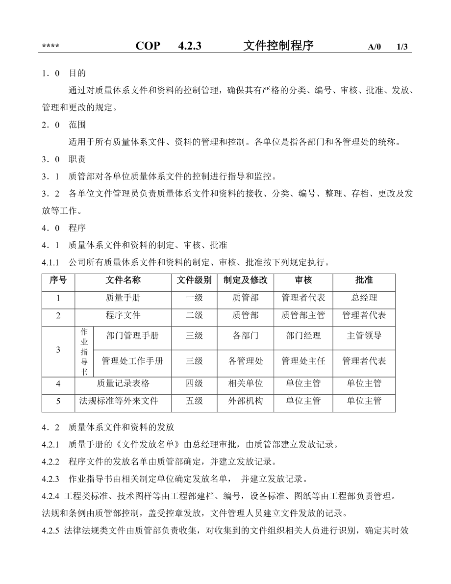 中海物业公司程序文件_第4页
