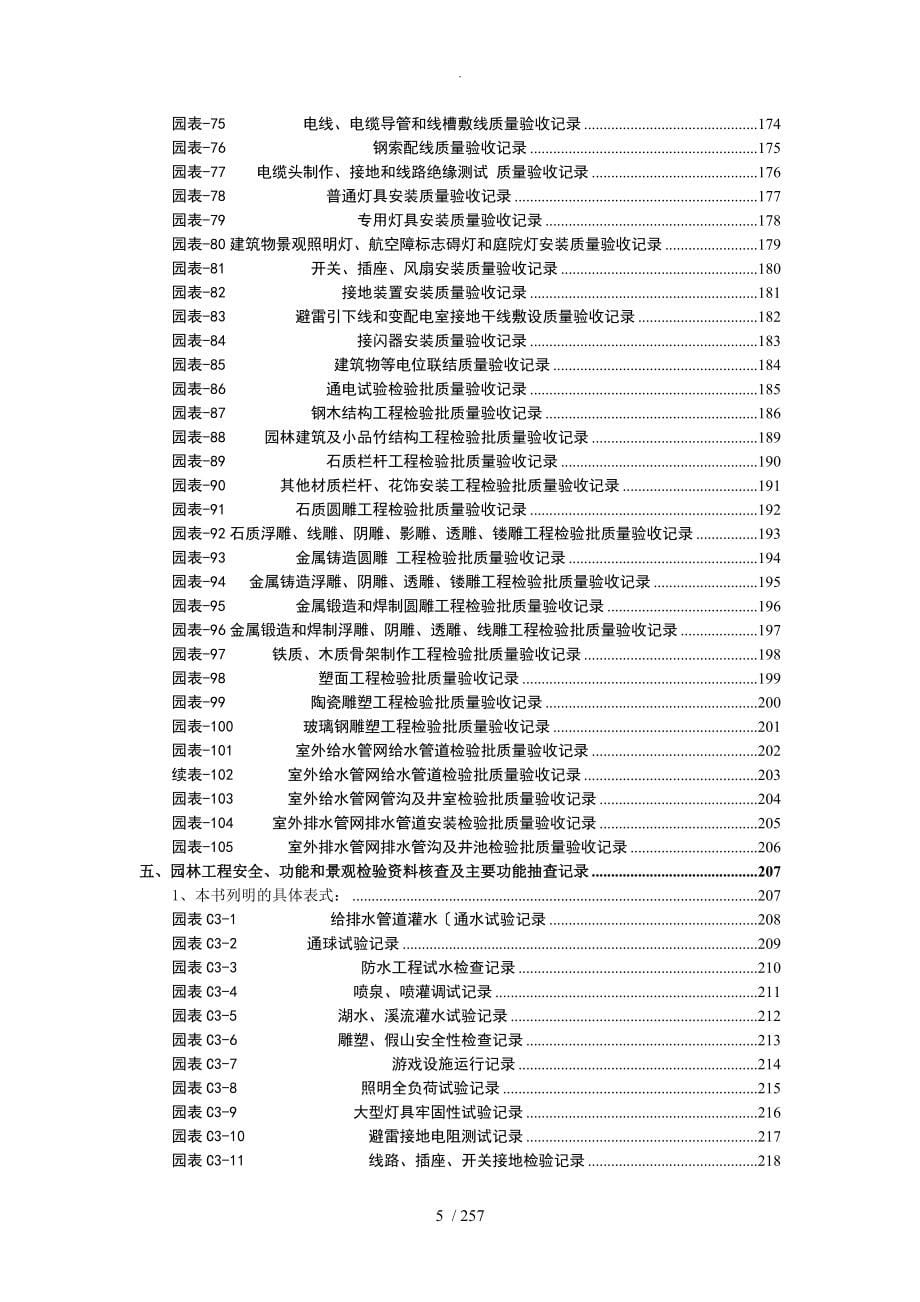 园林工程资料表格完整版_第5页