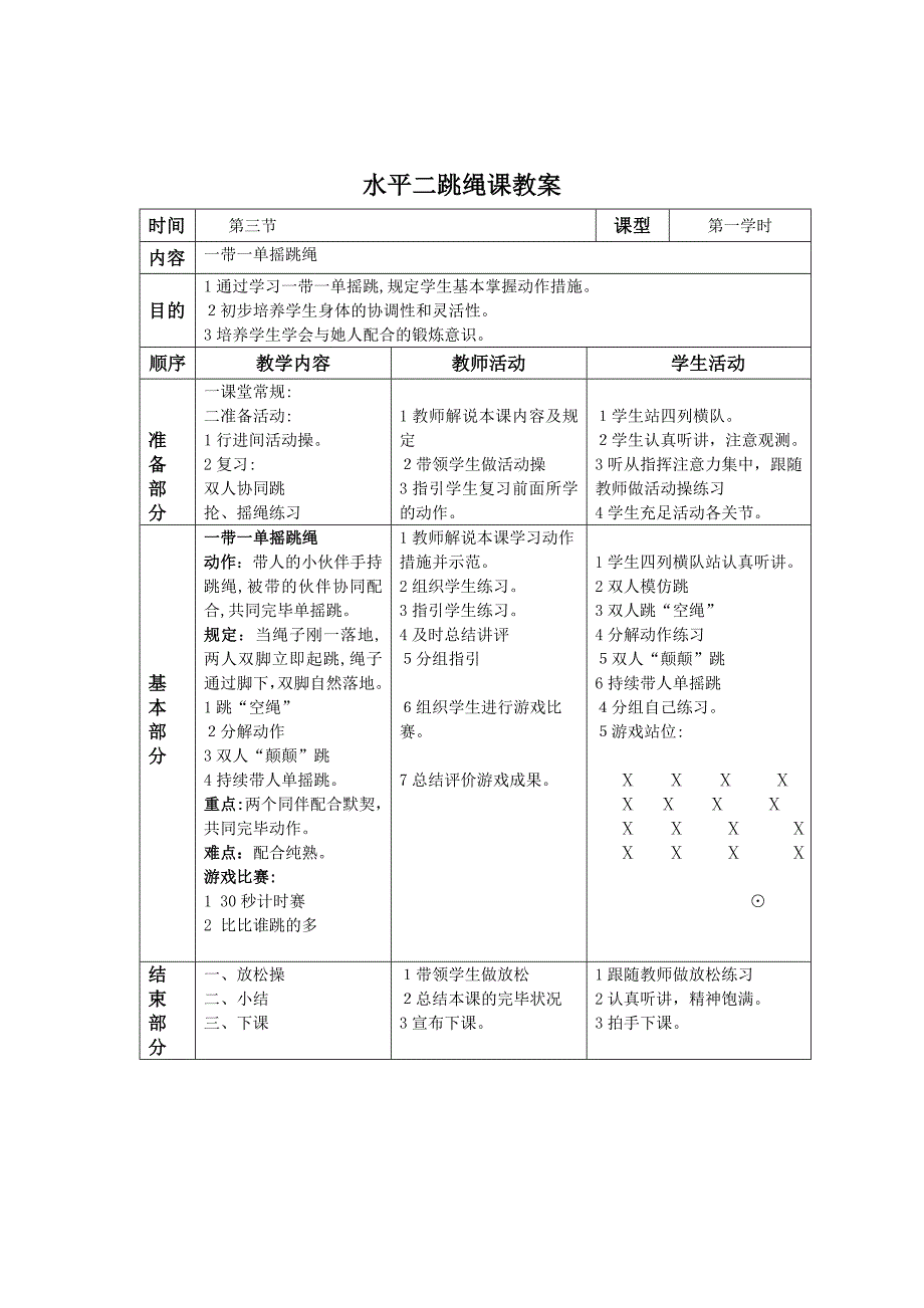 水平二跳绳课教案_第4页