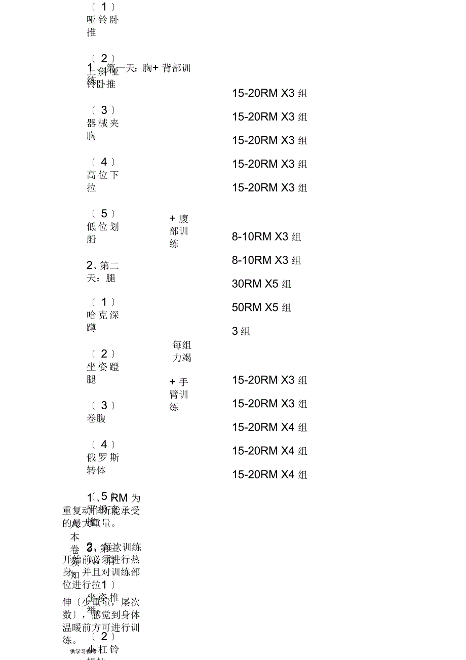 公司健身房筹备及运营策划书_第4页