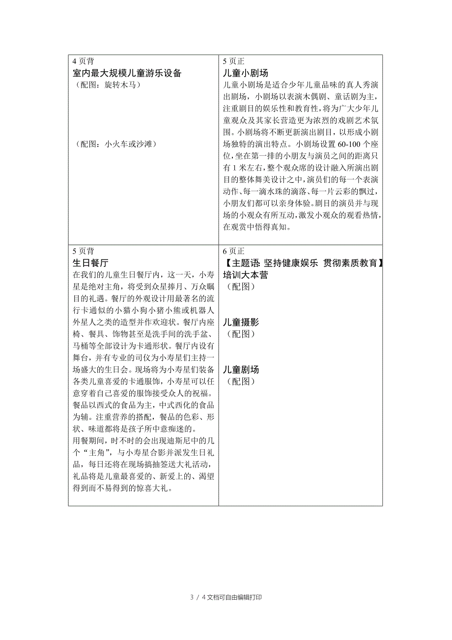 蹦蹦跳跳童话世界项目策划书sfsgjjwe_第3页