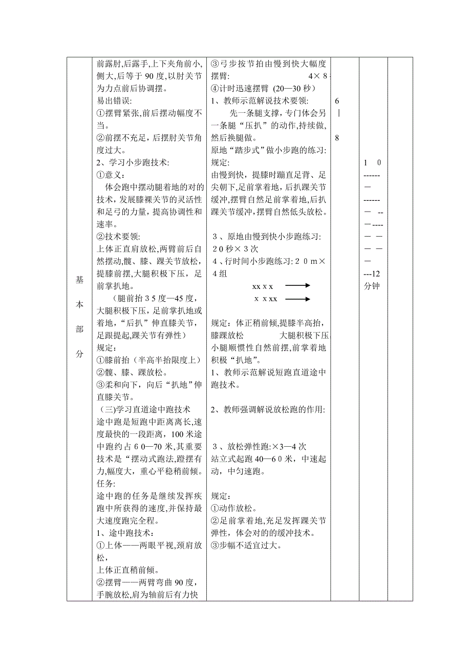 60米短跑教案_第4页