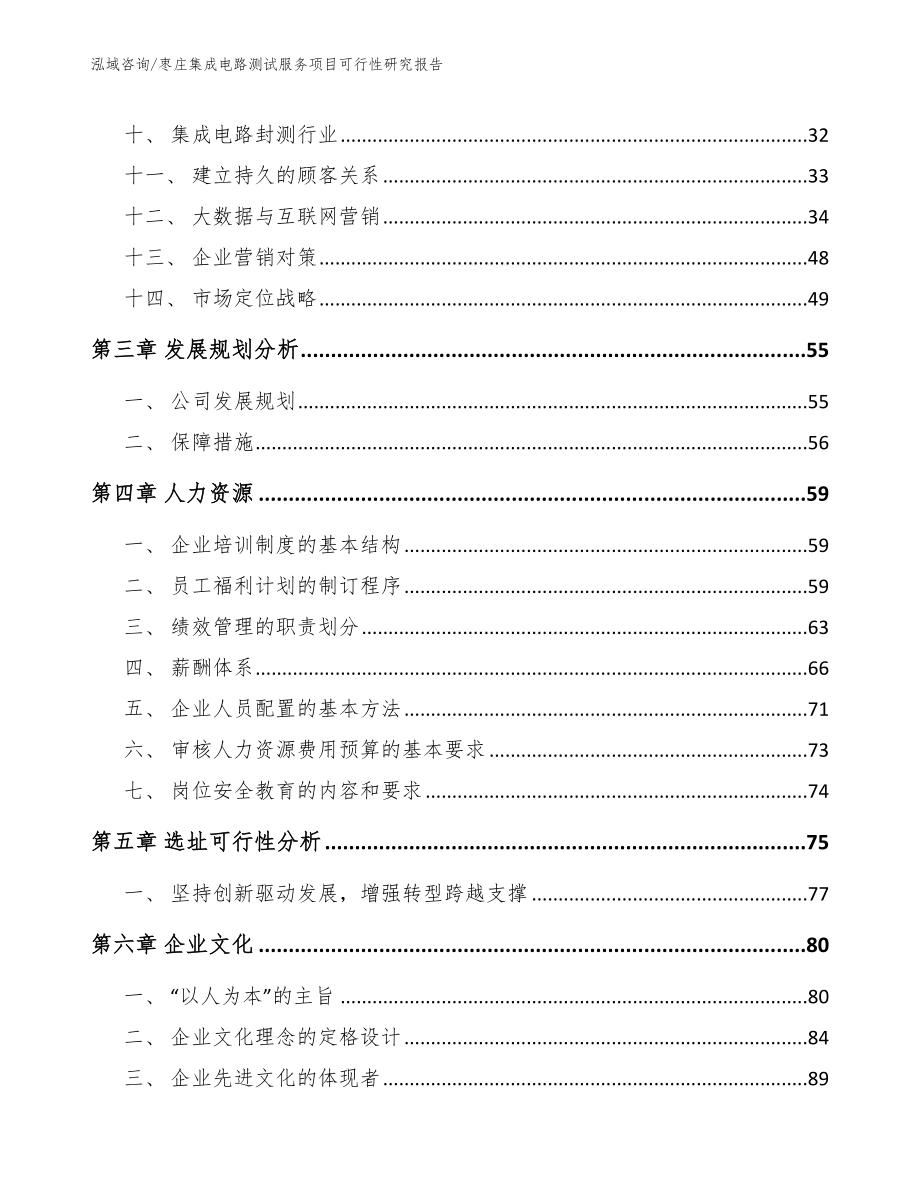 枣庄集成电路测试服务项目可行性研究报告【范文参考】_第2页