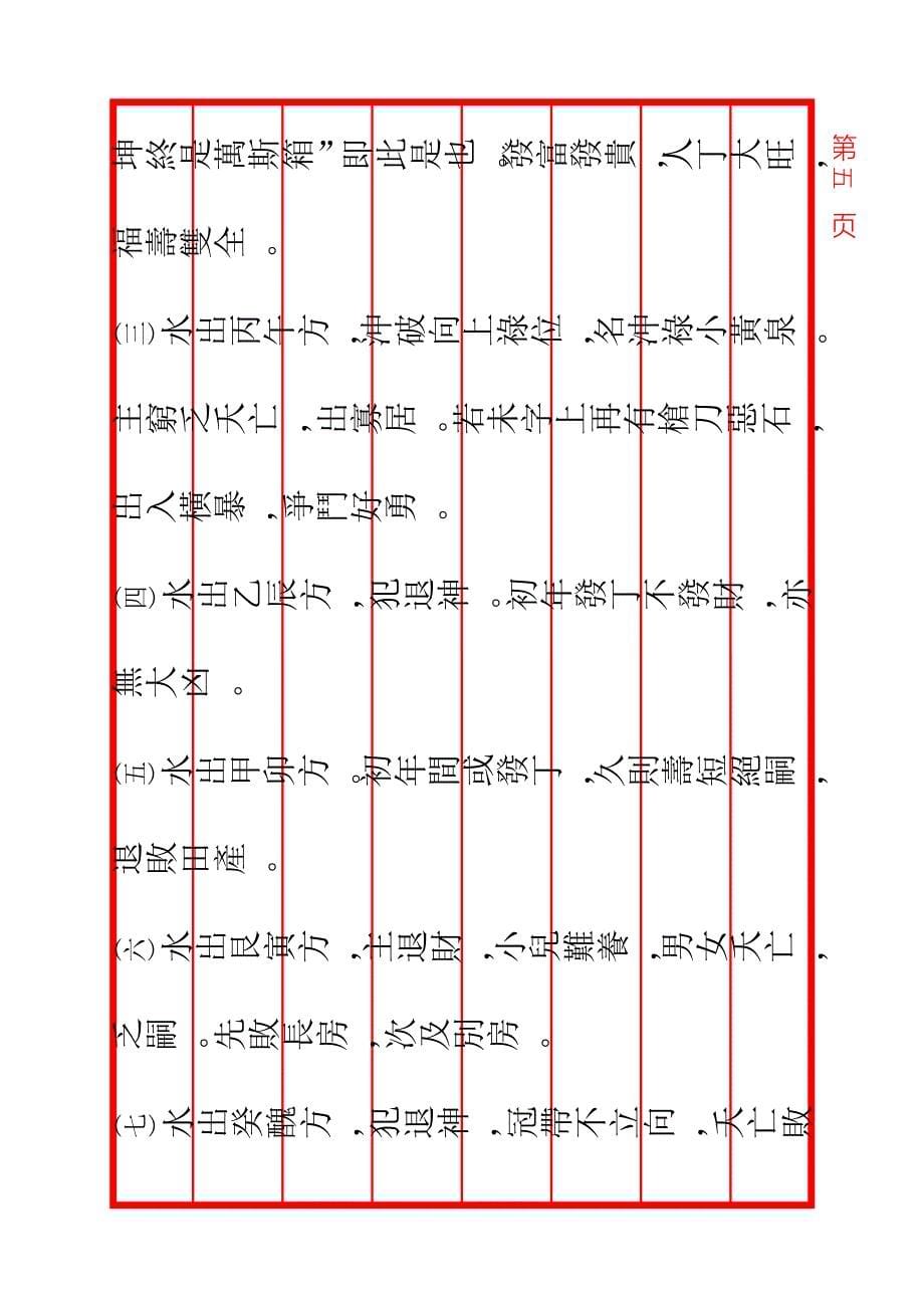 【最新精选】二十四山向水法11_第5页