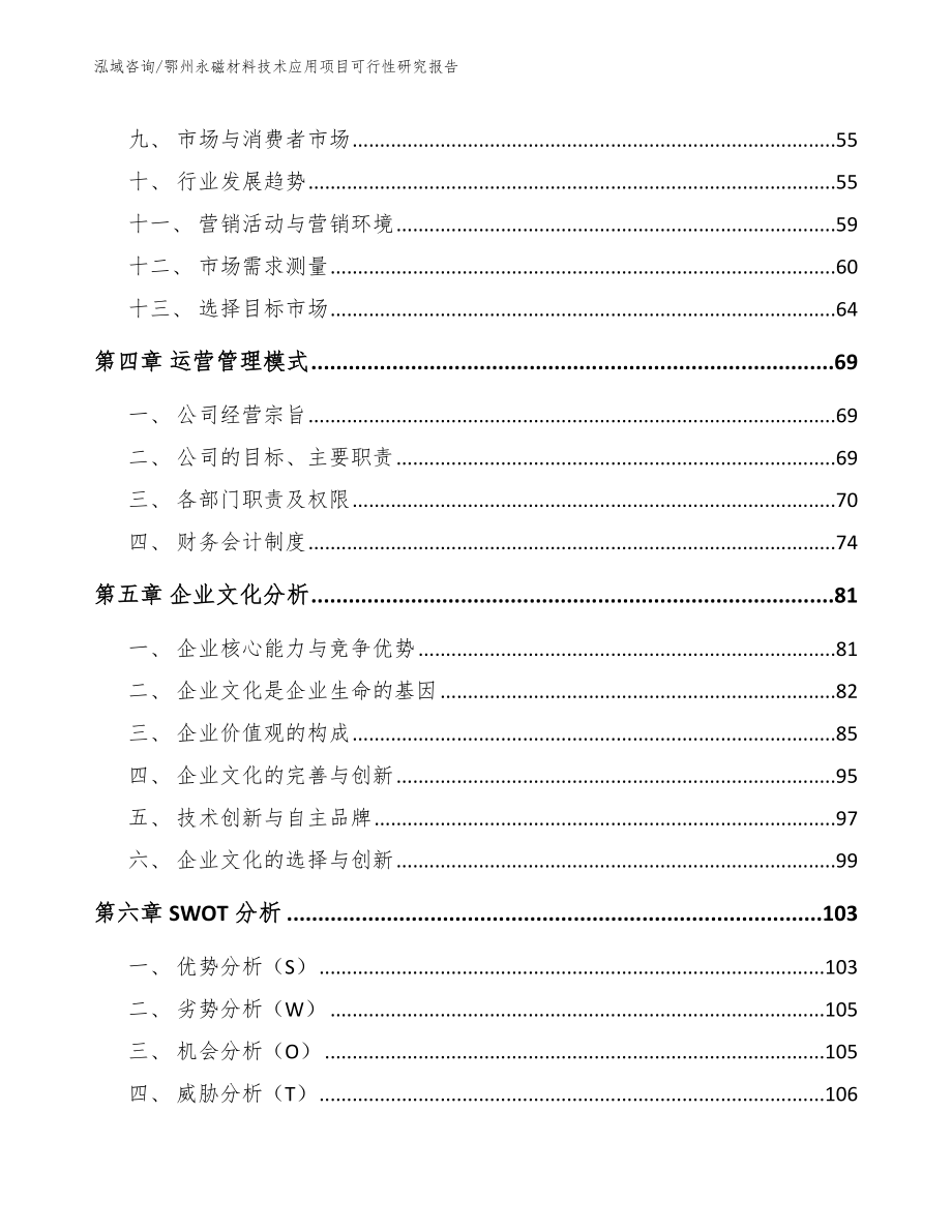 鄂州永磁材料技术应用项目可行性研究报告（参考模板）_第2页