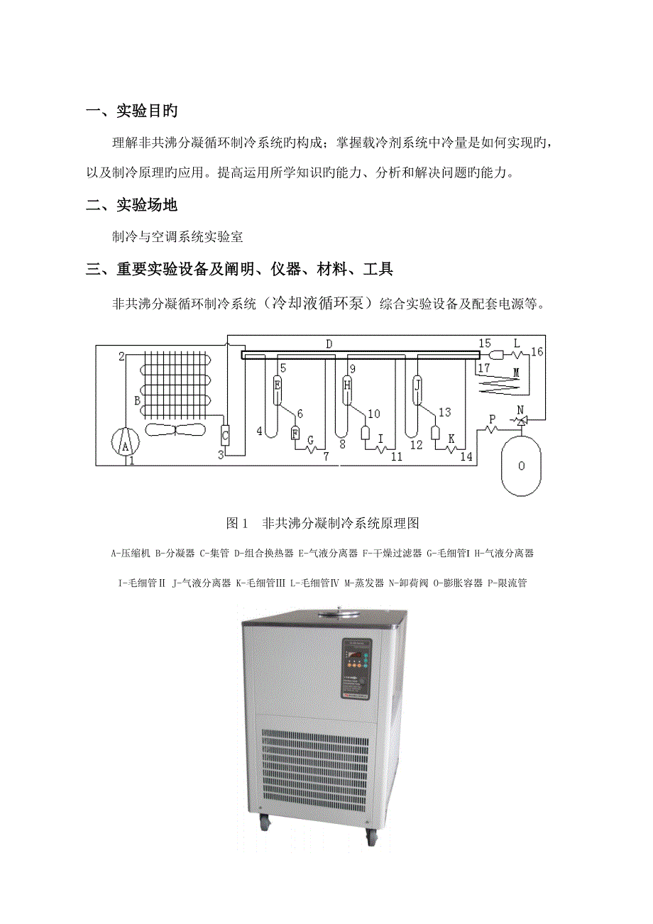 非共沸混合制冷循环的系统性能试验基础指导书_第2页