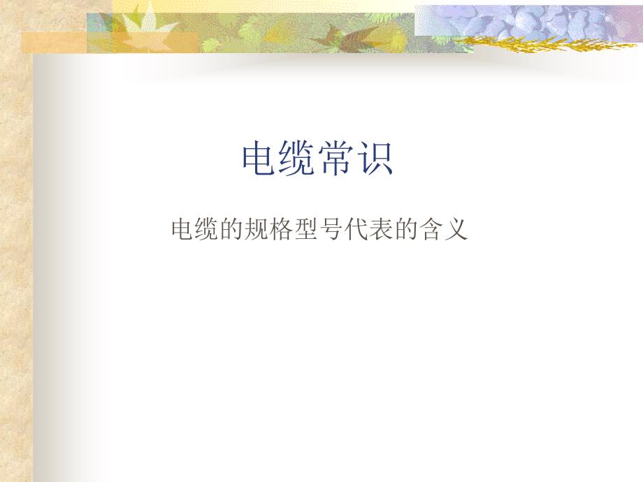 电缆型号名称命名规则.ppt_第1页