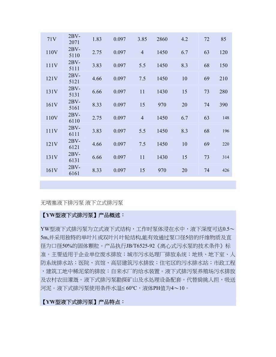 2BV2061水环式真空泵.doc_第5页