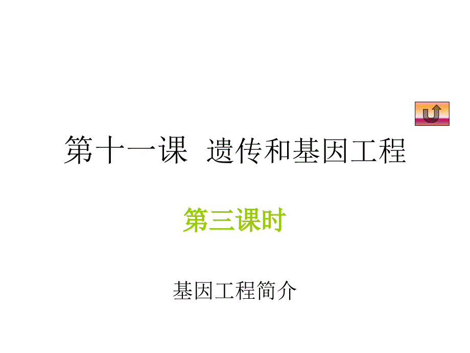 高二生物基因工程简介.ppt_第1页