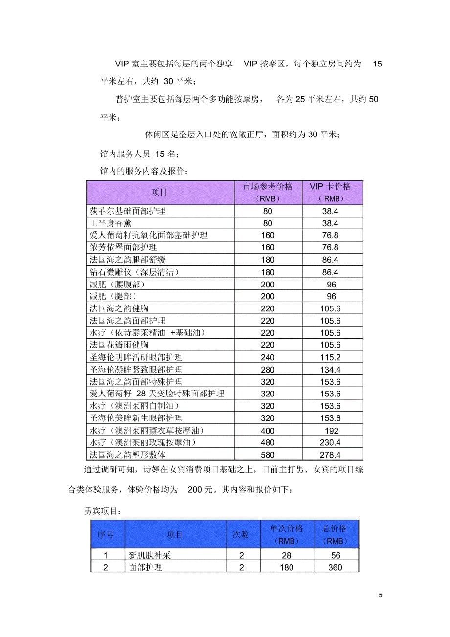 养生会所商业计划书_第5页