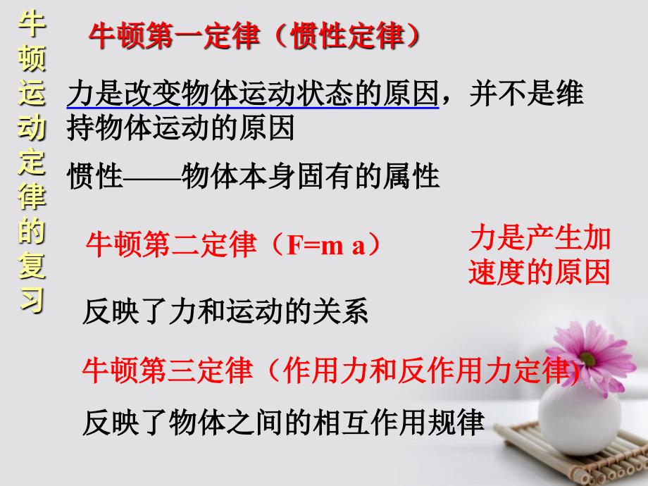 内蒙古准格尔旗高中物理 4.6 牛顿运动定律的应用课件 新人教版必修1_第2页