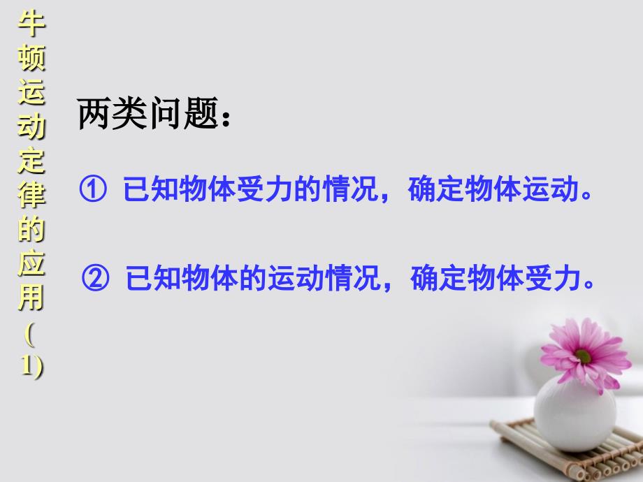 内蒙古准格尔旗高中物理 4.6 牛顿运动定律的应用课件 新人教版必修1_第3页