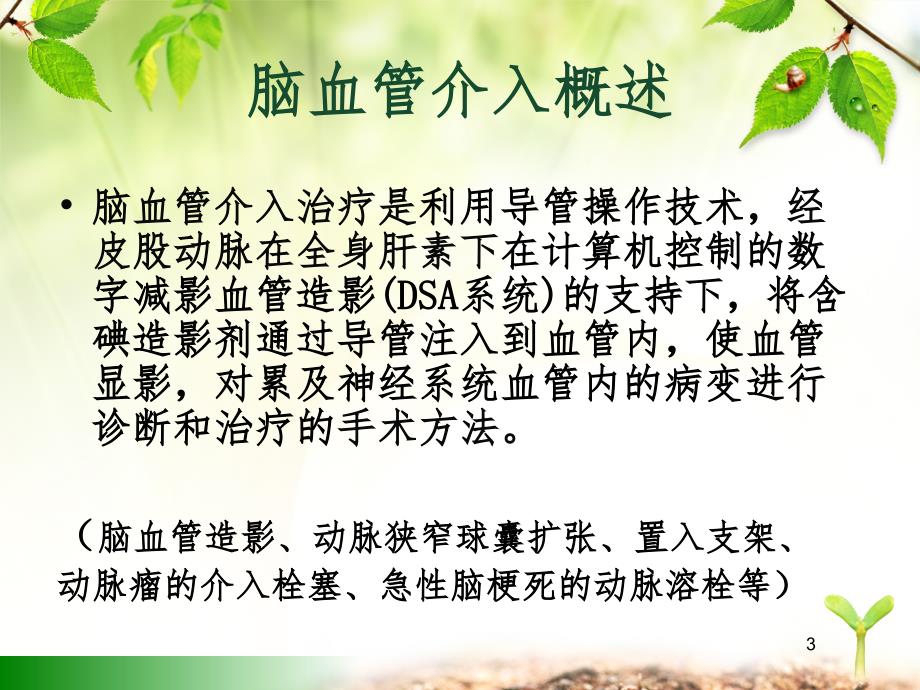 脑血管介入患者护理查房.PPT精品文档_第3页