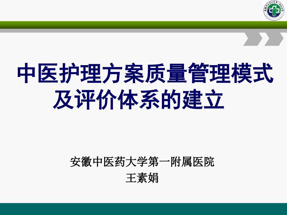 中医护理方案实施ppt课件_第1页