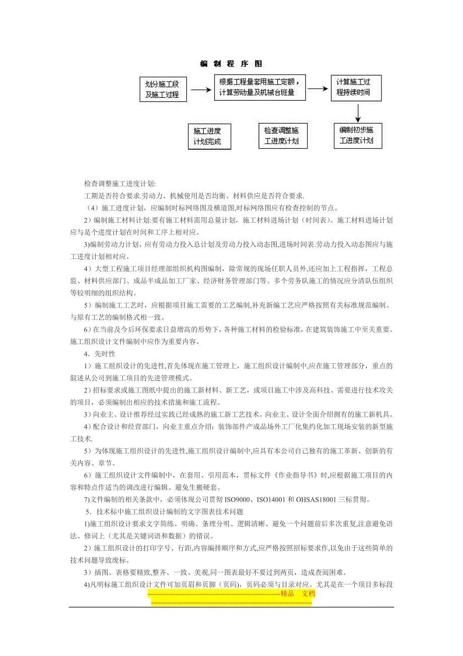 建筑装饰工程施工组织设计的任务作用和重要性_第5页