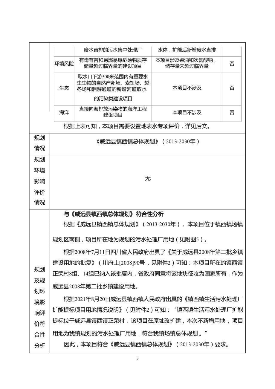 镇西镇生活污水处理厂扩能提标环境影响报告表.docx_第5页