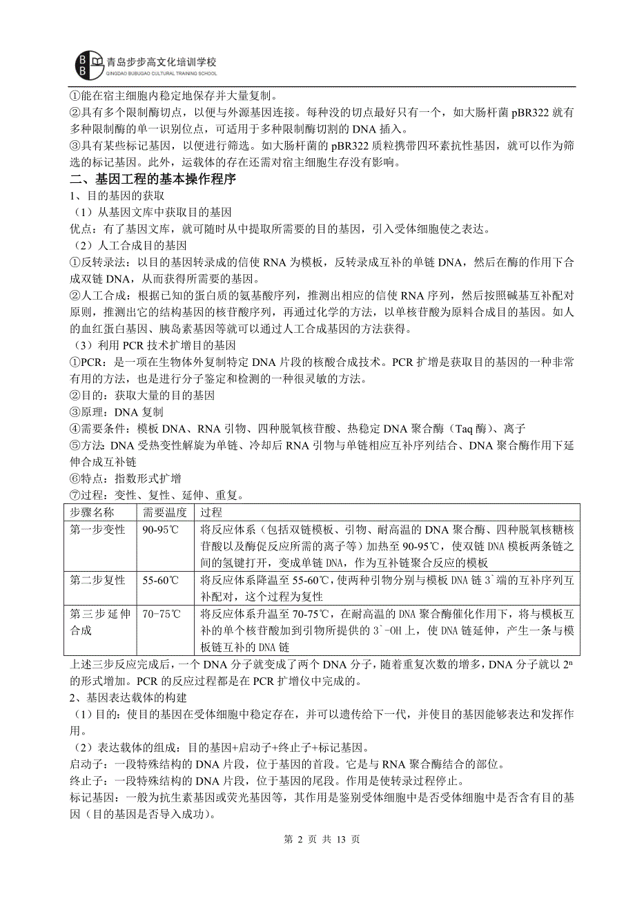 高中生物选修3知识梳理.doc_第2页