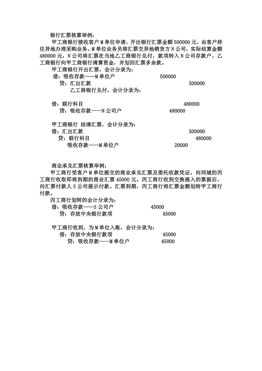 银行承兑汇票核算_第1页