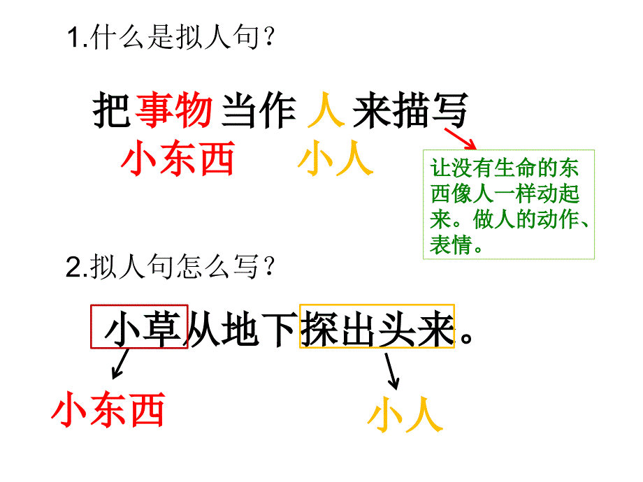 二年级-区别比喻句和拟人句演示教学_第2页