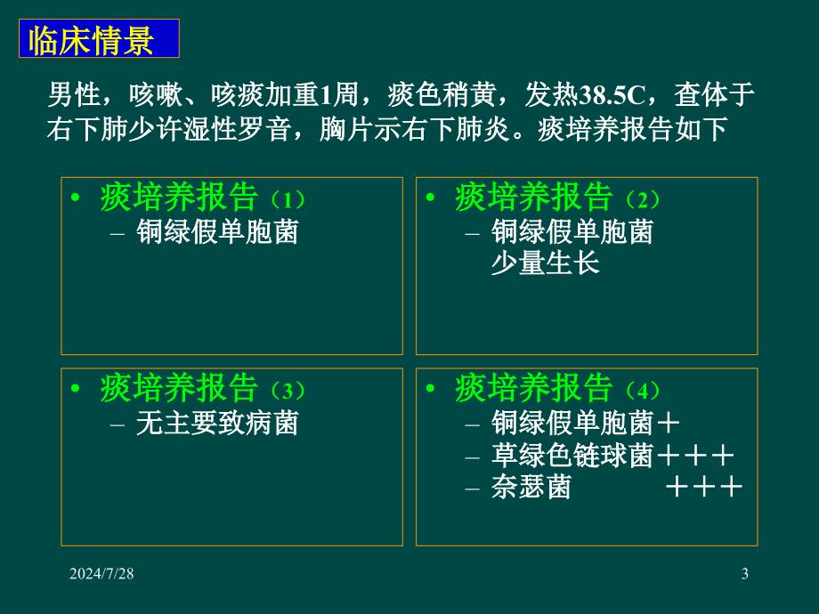 肺部感染诊断难点：病原学诊断的规范化和新技术ppt参考课件_第3页