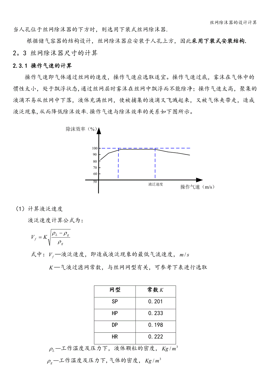 丝网除沫器的设计计算.doc_第4页
