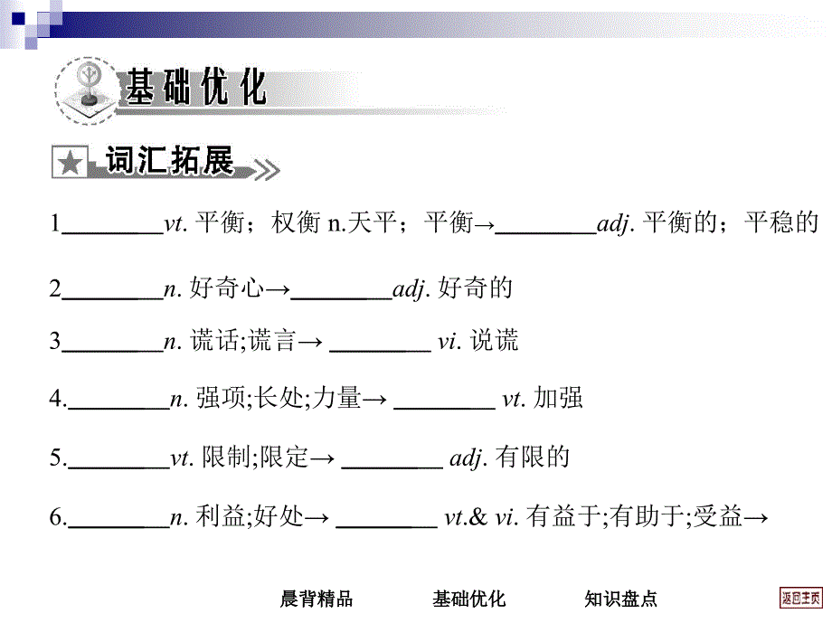 2013届高考英语一轮复习考案必修3Unit.ppt_第2页