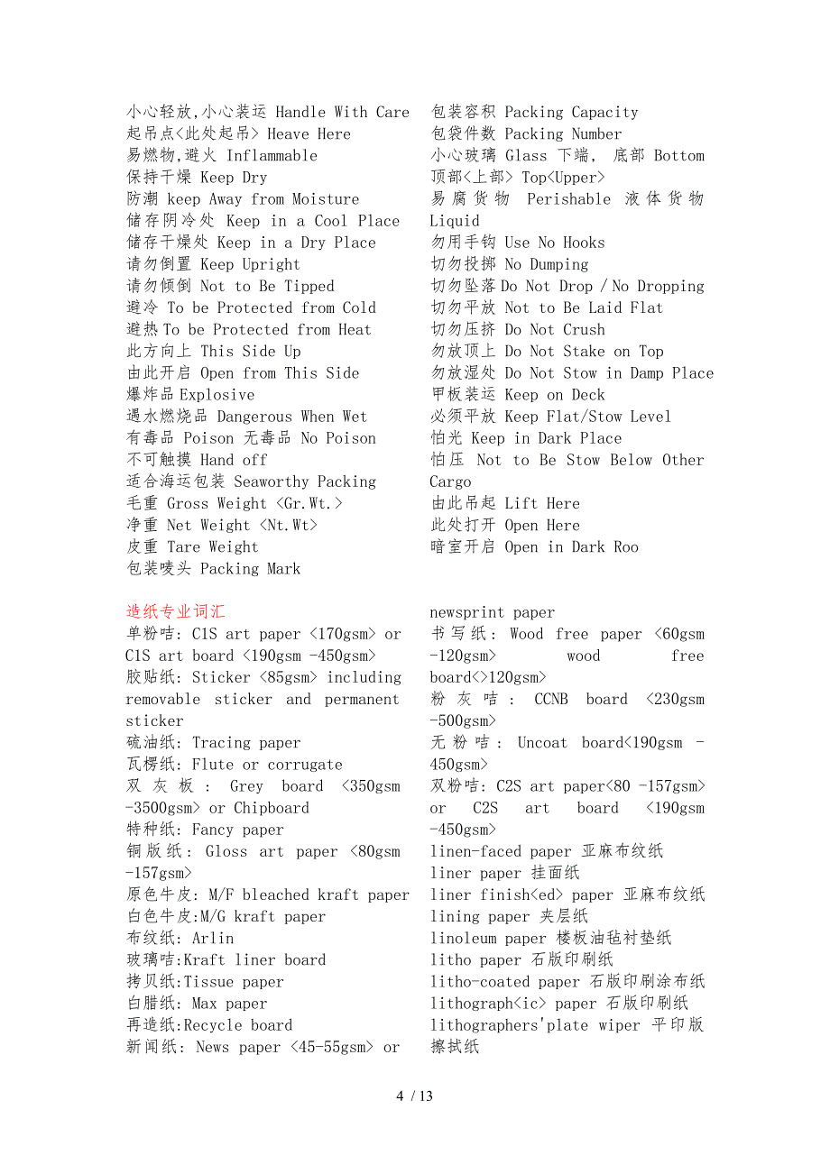 包装相关词汇整理_第4页