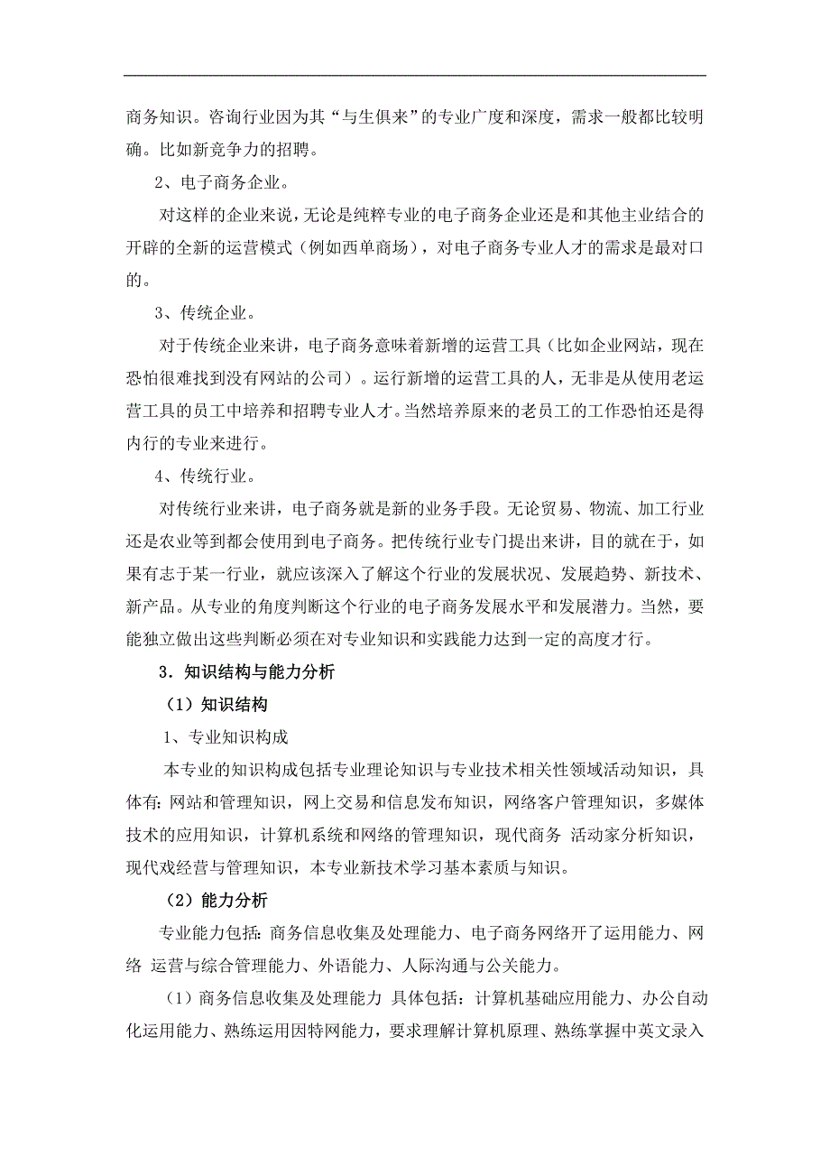 电子商务专业建设规划设计方案_第4页