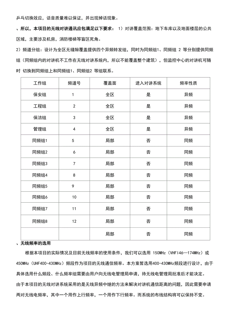 无线对讲系统方案_第3页