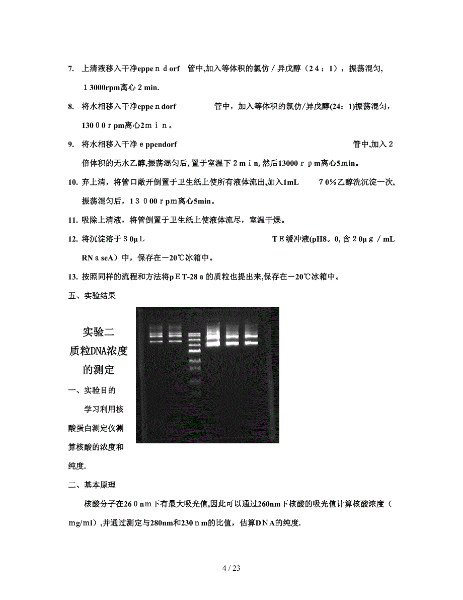 绿色荧光蛋白(GFP)基因的克隆和表达_第4页