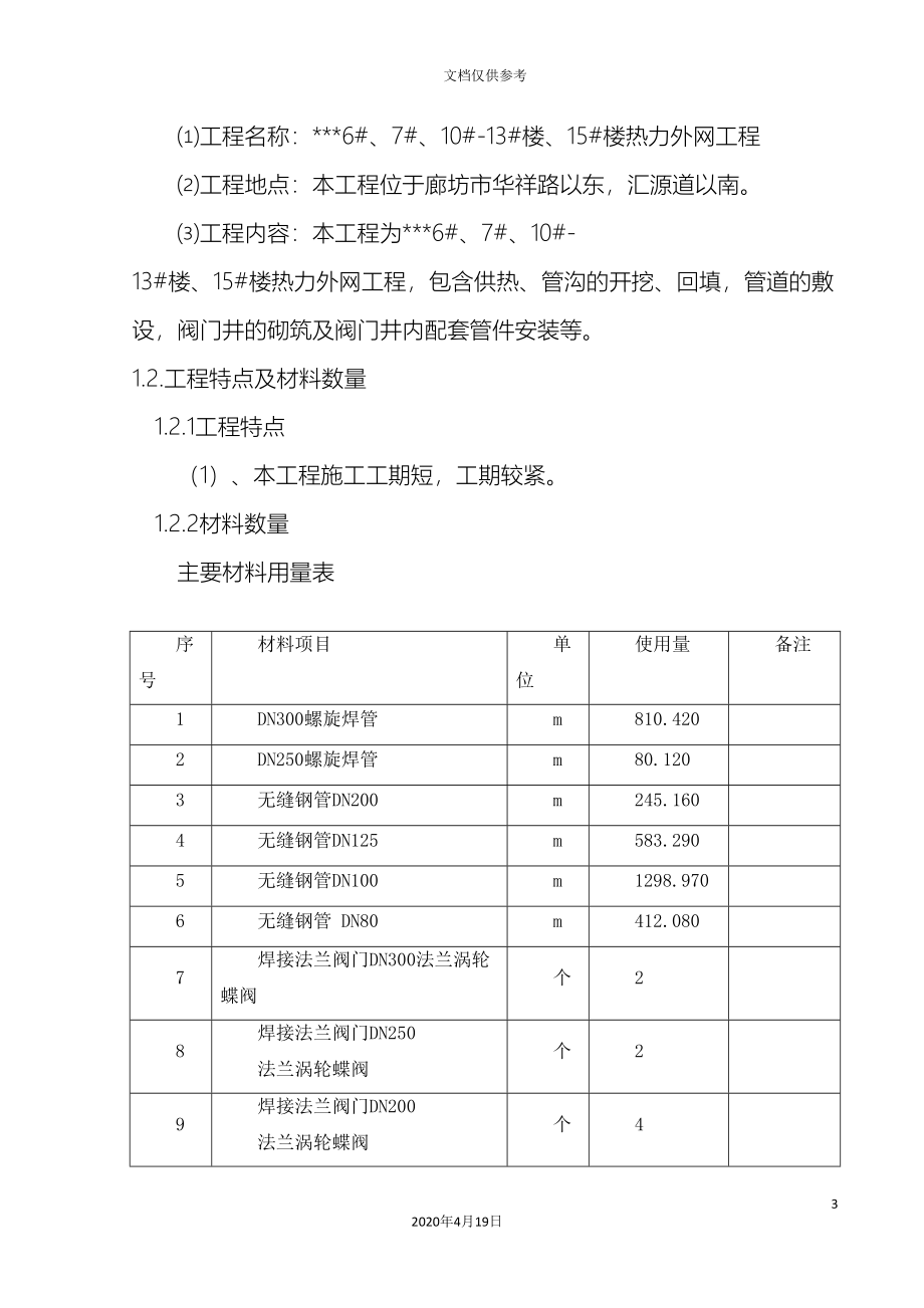 小区热力外网工程施工组织设计范本(DOC 58页)_第3页