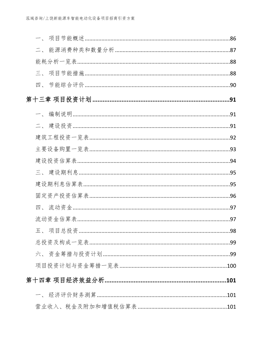 上饶新能源车智能电动化设备项目招商引资方案【模板参考】_第4页