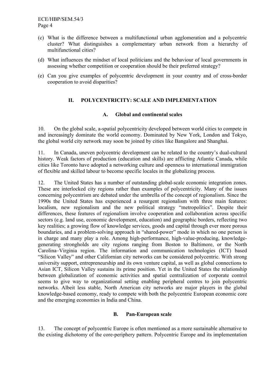 HOW CAN POLYCENTRICITY OF TERRITORIAL DEVELOPMENT IMPROVE FUNCTIONAL INTEGRATION_第4页