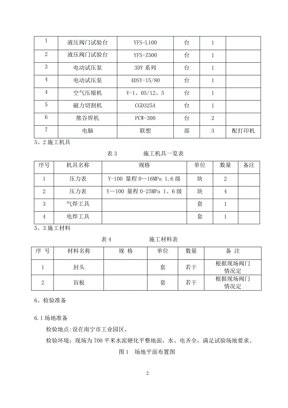 天然气阀门试压施工方案_第4页