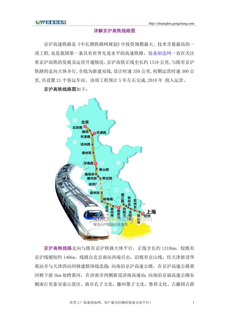 京沪高铁线路图详解_第1页