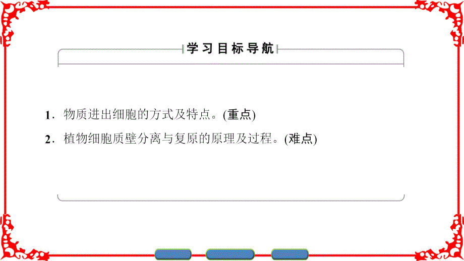 高中生物 第3章 细胞的结构和功能 第3节 物质的跨膜运输课件 苏教版必修1_第2页