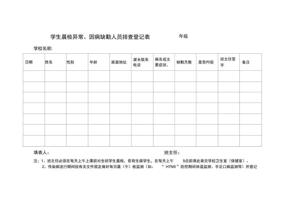 学校传染病防控等制度_第5页